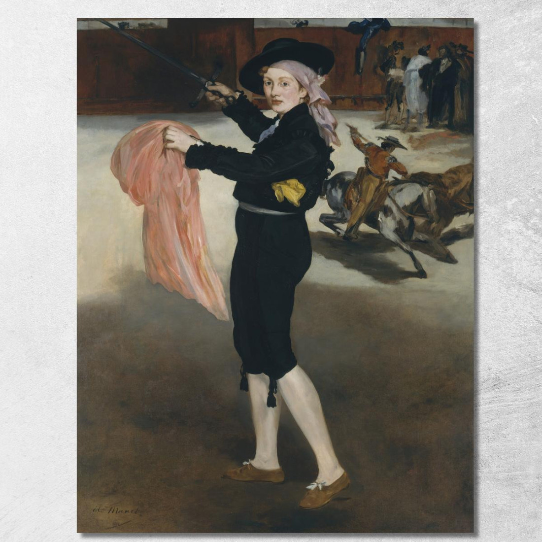 Mademoiselle In Costume Da Espada Édouard Manet emt63 quadro stampato su tela