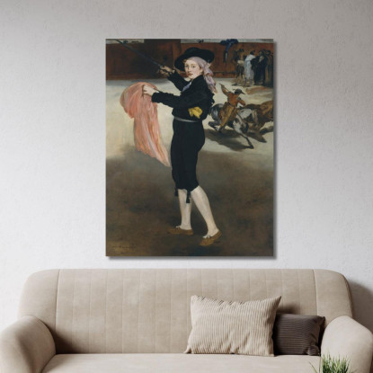 Mademoiselle In Costume Da Espada Édouard Manet emt63 quadro stampato su tela