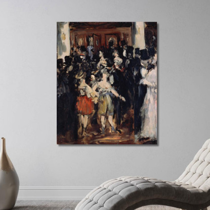 Ballo In Maschera All'Opera 2 Édouard Manet emt65 quadro stampato su tela