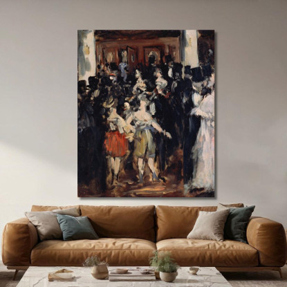 Ballo In Maschera All'Opera 2 Édouard Manet emt65 quadro stampato su tela