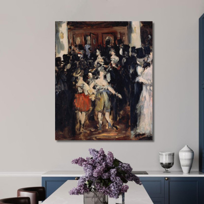 Ballo In Maschera All'Opera 2 Édouard Manet emt65 quadro stampato su tela