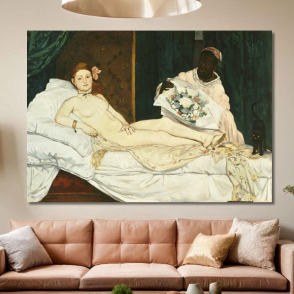 Olimpia Édouard Manet emt67 quadro stampato su tela