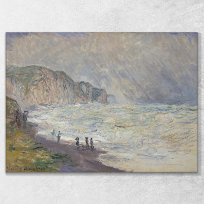 Mare Grosso A Pourville Claude Monet mnt247 quadro stampato su tela