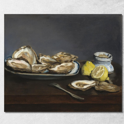 Ostriche Édouard Manet emt71 quadro stampato su tela