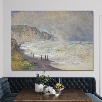 Mare Grosso A Pourville Claude Monet mnt247 quadro stampato su tela