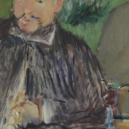 Ritratto Di Ernest Hoschedé E Di Sua Figlia Marthe Édouard Manet emt77 quadro stampato su tela