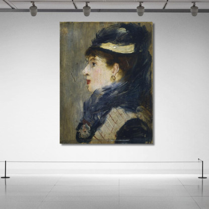 Ritratto Di Signora Édouard Manet emt83 quadro stampato su tela