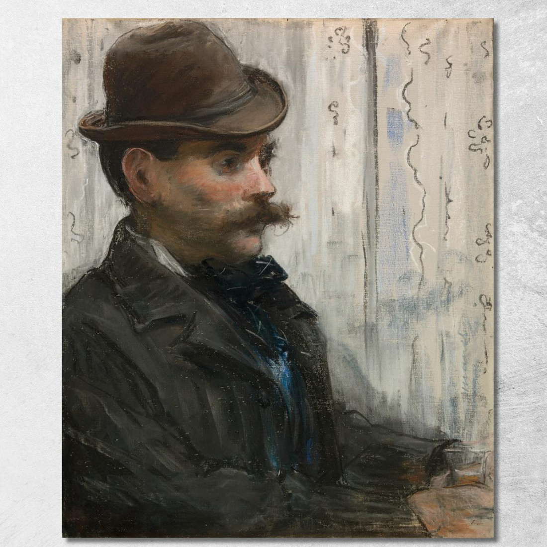 Ritratto Di Alfonso Maureau Édouard Manet emt85 quadro stampato su tela