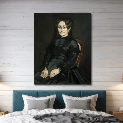 Ritratto Di Signora Auguste Manet Édouard Manet emt91 quadro stampato su tela