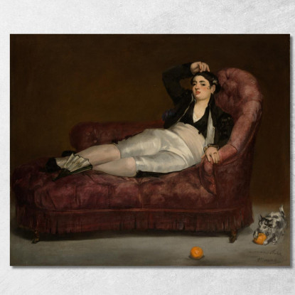 Giovane Donna Sdraiata In Costume Spagnolo Édouard Manet emt94 quadro stampato su tela