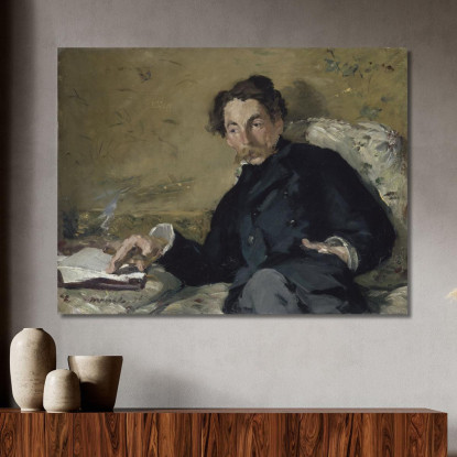 Stephane Mallarmé Édouard Manet emt107 quadro stampato su tela