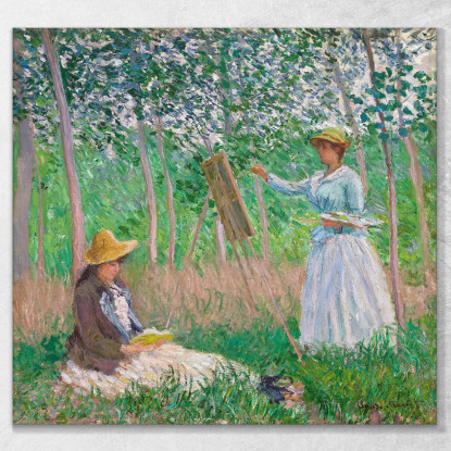 Nel Bosco Di Giverny Claude Monet mnt252 quadro stampato su tela