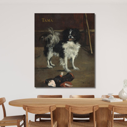 Tamathe Cane Giapponese Édouard Manet emt109 quadro stampato su tela
