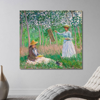 Nel Bosco Di Giverny Claude Monet mnt252 quadro stampato su tela