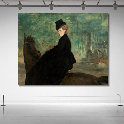 L'Amazzonia - Ritratto Di Marie Lefébure Édouard Manet emt112 quadro stampato su tela