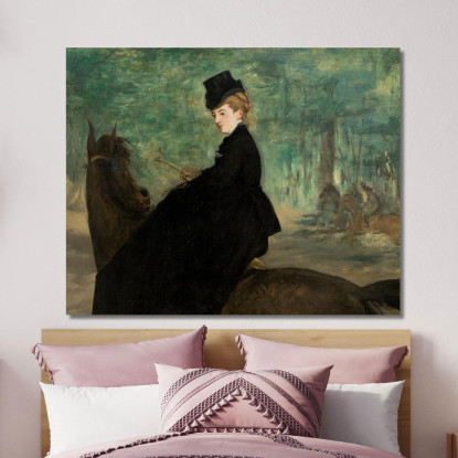 L'Amazzonia - Ritratto Di Marie Lefébure Édouard Manet emt112 quadro stampato su tela