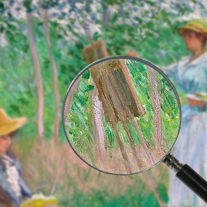 Nel Bosco Di Giverny Claude Monet mnt252 quadro stampato su tela