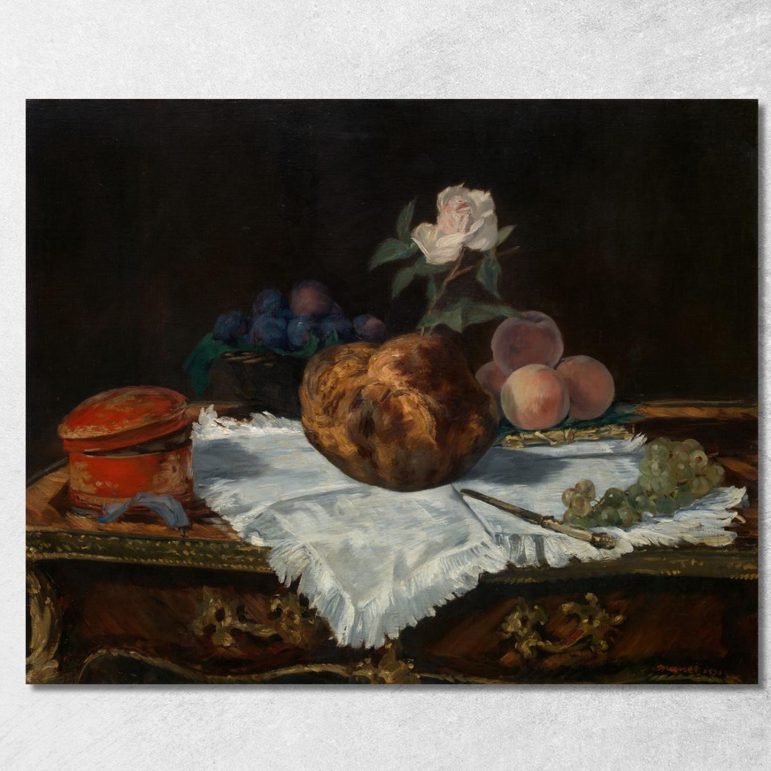 La Brioches Édouard Manet emt116 quadro stampato su tela