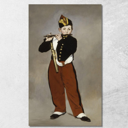 Il Piffero Édouard Manet emt122 quadro stampato su tela