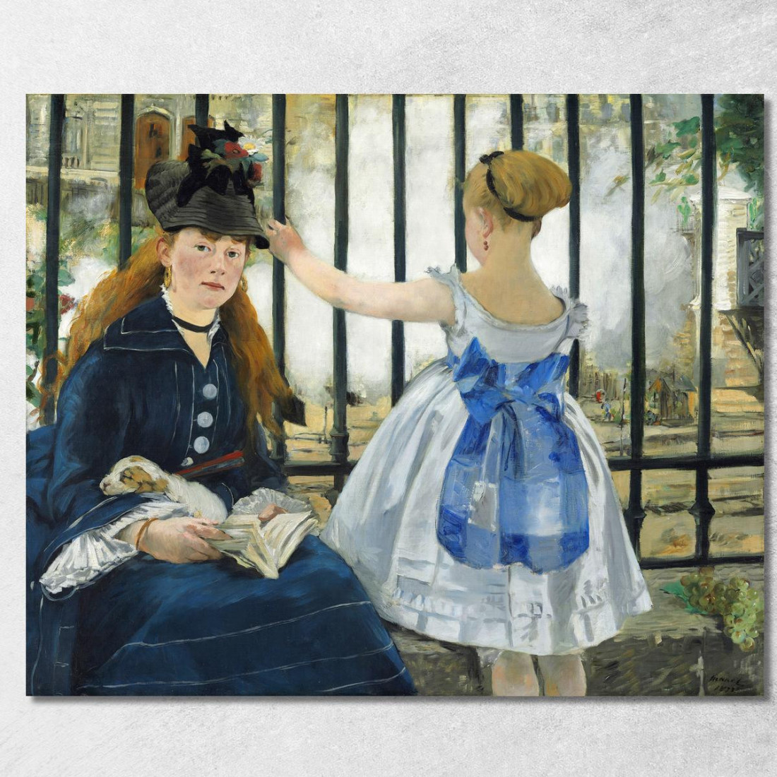 La Ferrovia Édouard Manet emt133 quadro stampato su tela