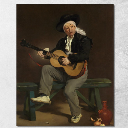 Il Cantante Spagnolo Édouard Manet emt138 quadro stampato su tela
