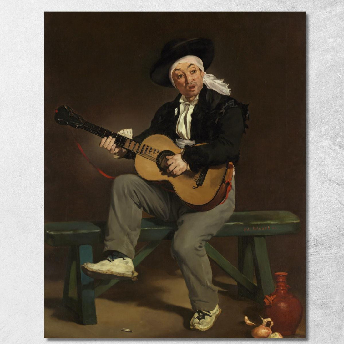 Il Cantante Spagnolo Édouard Manet emt138 quadro stampato su tela