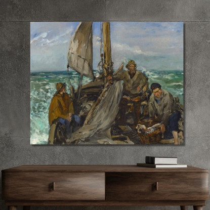 I Lavoratori Del Mare Édouard Manet emt139 quadro stampato su tela