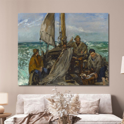 I Lavoratori Del Mare Édouard Manet emt139 quadro stampato su tela