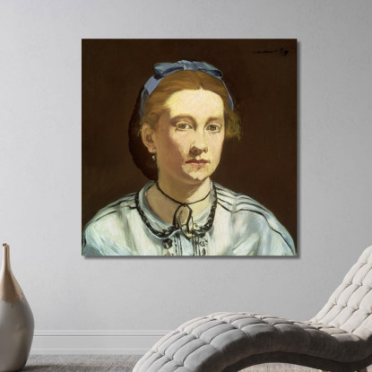Victorine Meurent Édouard Manet emt144 quadro stampato su tela