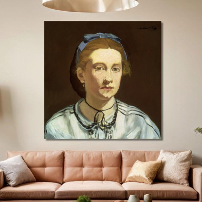 Victorine Meurent Édouard Manet emt144 quadro stampato su tela