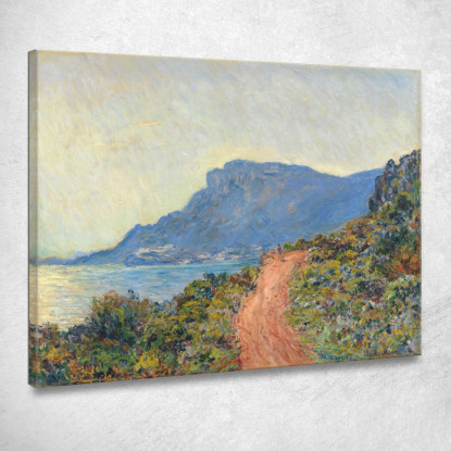 La Corniche Near Monaco Claude Monet mnt257 quadro stampato su tela