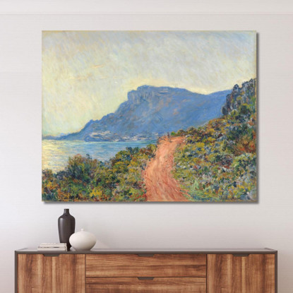 La Corniche Near Monaco Claude Monet mnt257 quadro stampato su tela