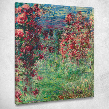 La Casa Delle Rose 2 Claude Monet mnt258 quadro stampato su tela