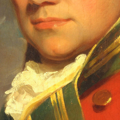 Un Officier Britannique Inconnu Probablement Du 11E Régiment D'Infanterie Du North Devonshire John Hoppner tableau impression su