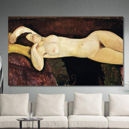 Le Grand Nu Amedeo Modigliani amd30 quadro stampato su tela