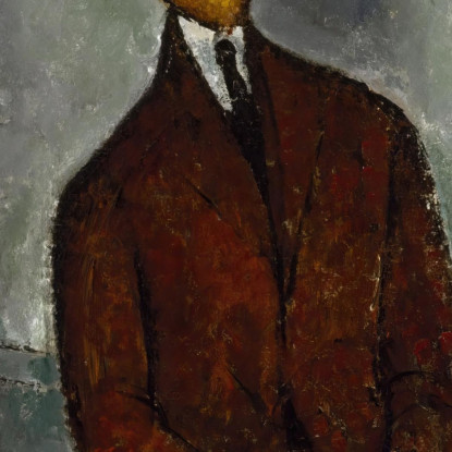 Leopoldo Zborowski Amedeo Modigliani amd35 quadro stampato su tela