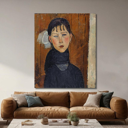 Maria Maria Figlia Del Popolo Amedeo Modigliani amd40 quadro stampato su tela