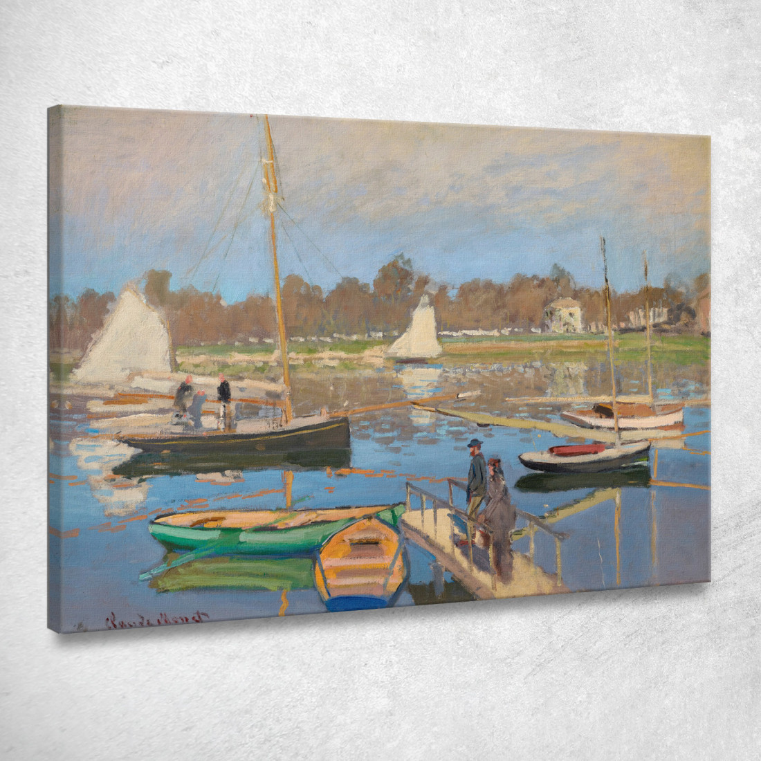 Il Bacino Dell'Argenteuil Claude Monet mnt268 quadro stampato su tela