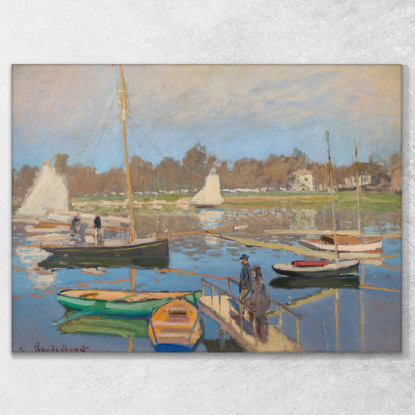 Il Bacino Dell'Argenteuil Claude Monet mnt268 quadro stampato su tela