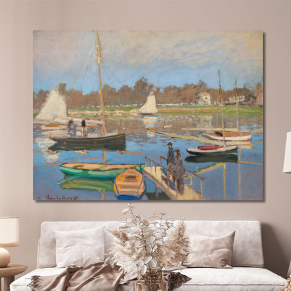 Il Bacino Dell'Argenteuil Claude Monet mnt268 quadro stampato su tela