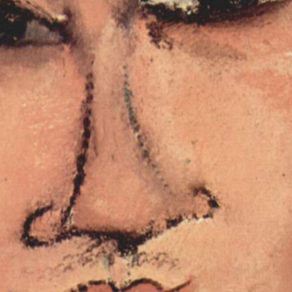 Ritratto Di Moise Kisling Amedeo Modigliani amd61 quadro stampato su tela