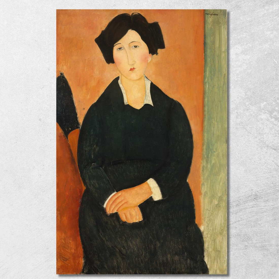 L'Italiano Amedeo Modigliani amd71 quadro stampato su tela