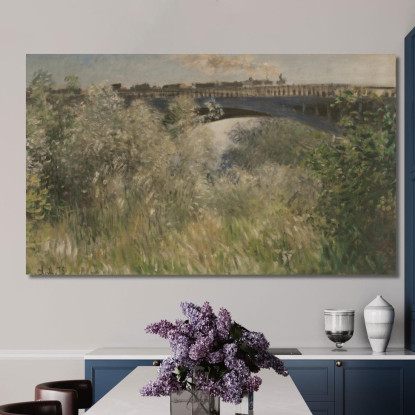 Il Ponte Dell'Argenteuil Claude Monet mnt272 quadro stampato su tela