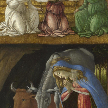 Natività Mistica Sandro Botticelli sbt2 quadro stampato su tela