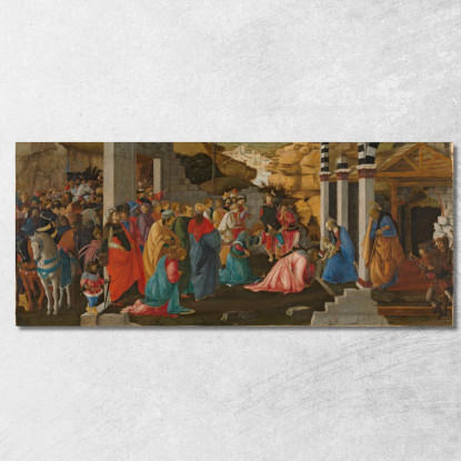 Adorazione Dei Magi Sandro Botticelli sbt9 quadro stampato su tela