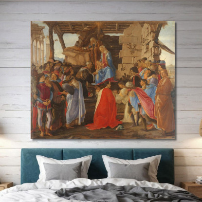 Adorazione Dei Magi Sandro Botticelli sbt10 quadro stampato su tela