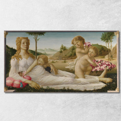 Allegoria Sandro Botticelli sbt11 quadro stampato su tela