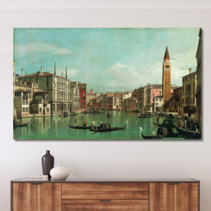 Il Canal Grande Venezia Guardando Sud-Est Con Il Campo Della Carità A Destra Canaletto cnl50 quadro stampato su tela