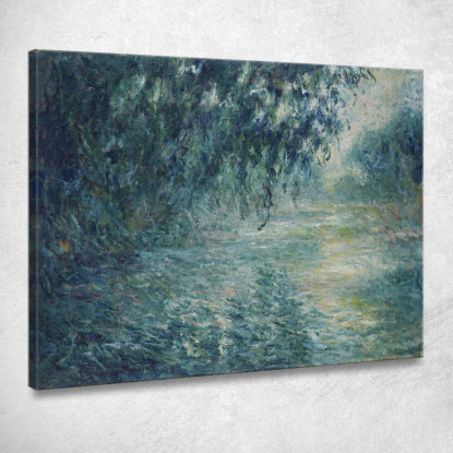 Mattina Sulla Senna Claude Monet mnt281 quadro stampato su tela