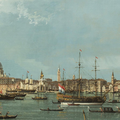 Venice The Bacino Di San Marco From San Giorgio Maggiore Canaletto cnl59 quadro stampato su tela